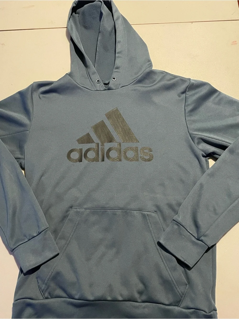 adidas Men's Hoodie Sweatshirt in Slate Blue